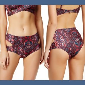NWT Beach Riot Ginger Cutout Bikini Bottom Small‎
